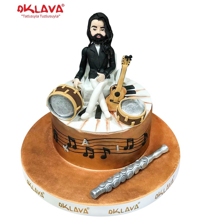 müzik pastası, müzisyen pastası, gitar pastası