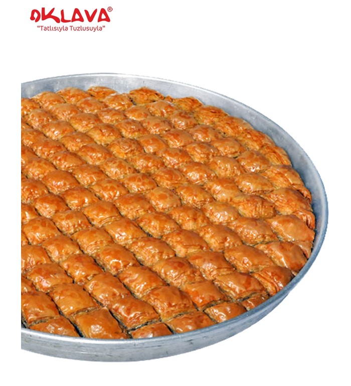 Cevizli ev baklavası, Tepsili tereyağl ev baklavası