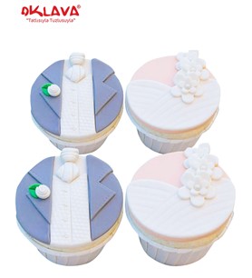 cupcake, cupcake modelleri, kurabiyeler, nişan cupcakeleri