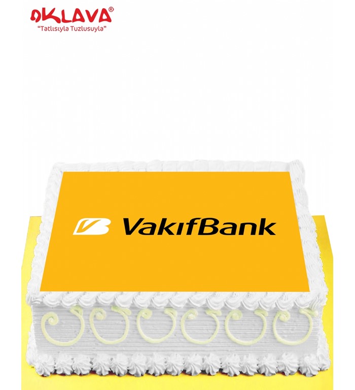 vakıfbank pastası, kurumsal pasta, vakıfbanka pasta