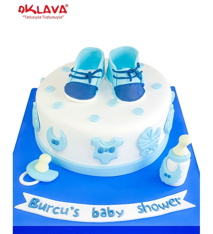 baby shower pastası, bebek karşılama pastası