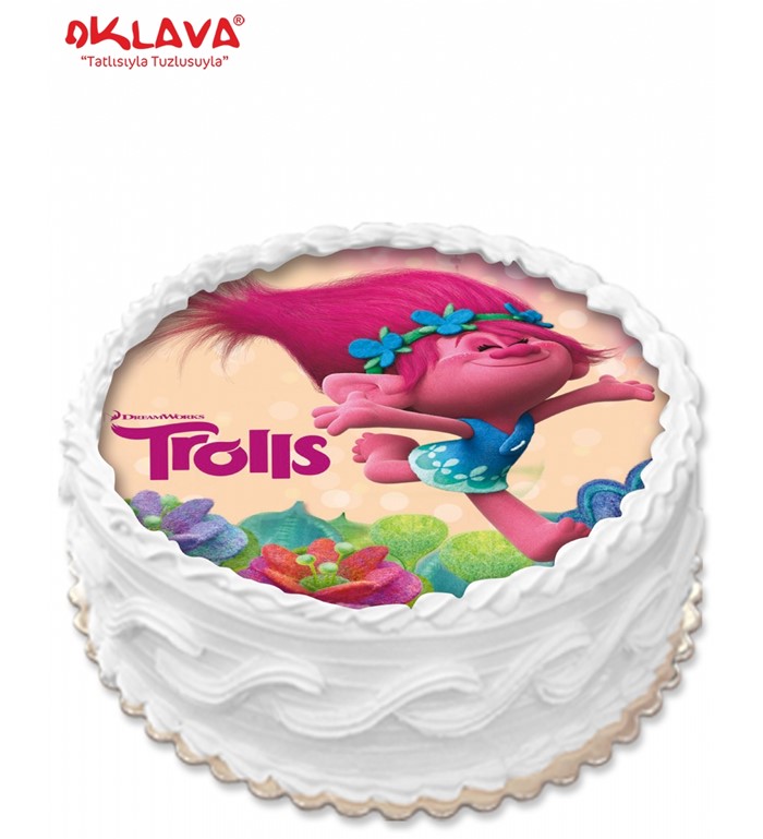 trolls pasta modelleri, trolls çizgi film, oklava pastanesi