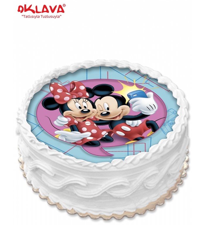 minnie mouse pastası, minnie ve mickey mouse pastası