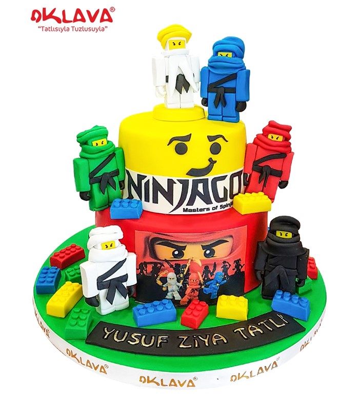 ninjago, lego, lego pasta modelleri, çizgi film pastaları