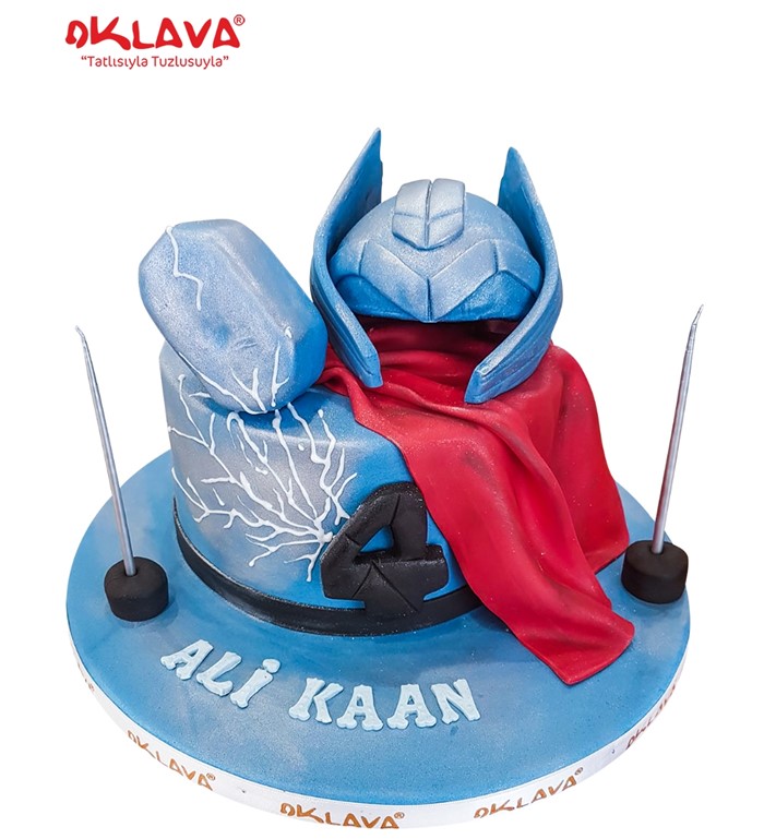 marvel, thor, süper kahraman, iron man pastası, özel pasta 