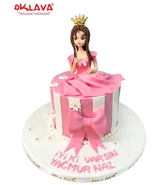 prenses kız pastası, kız çocuk pastaları