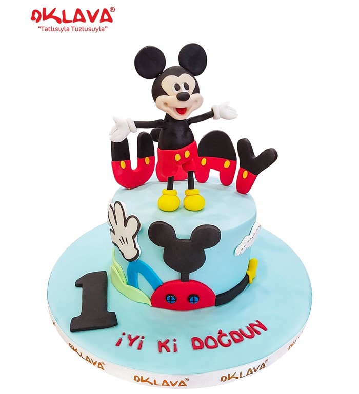 mickey mouse, butik pasta, çizgi film pastası, mickey mouse