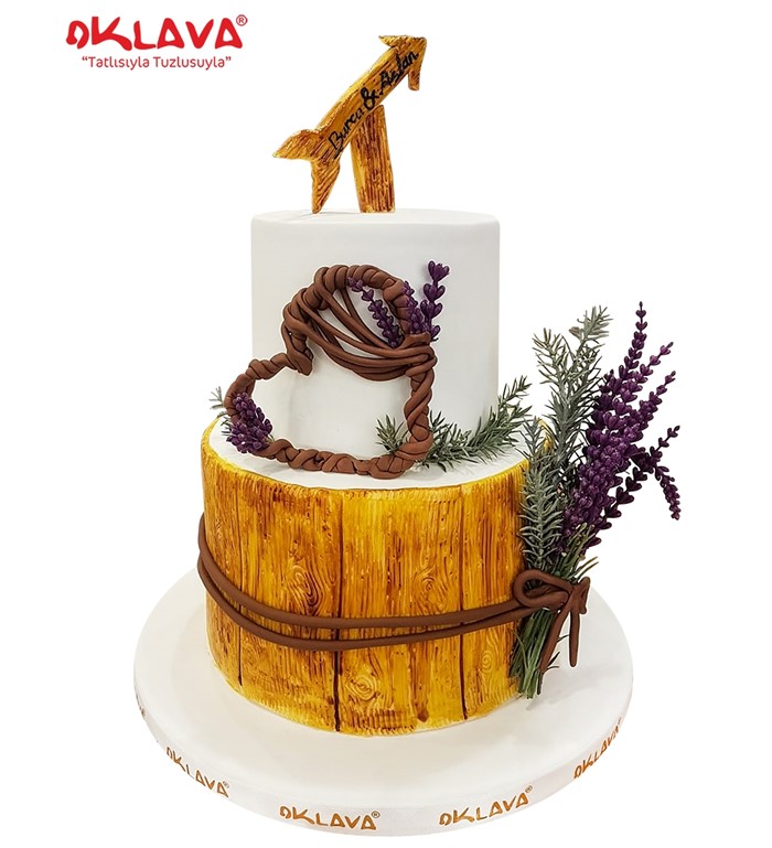 aşk bahçesi, nişan pastası, söz nişan pasta modelleri