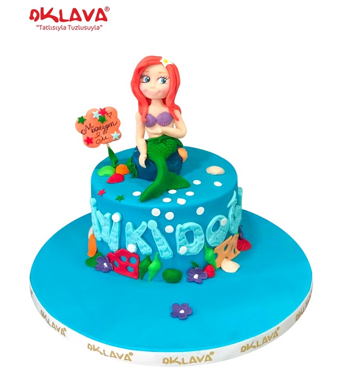 deniz kızı pasta modelleri, deniz kızı pastası