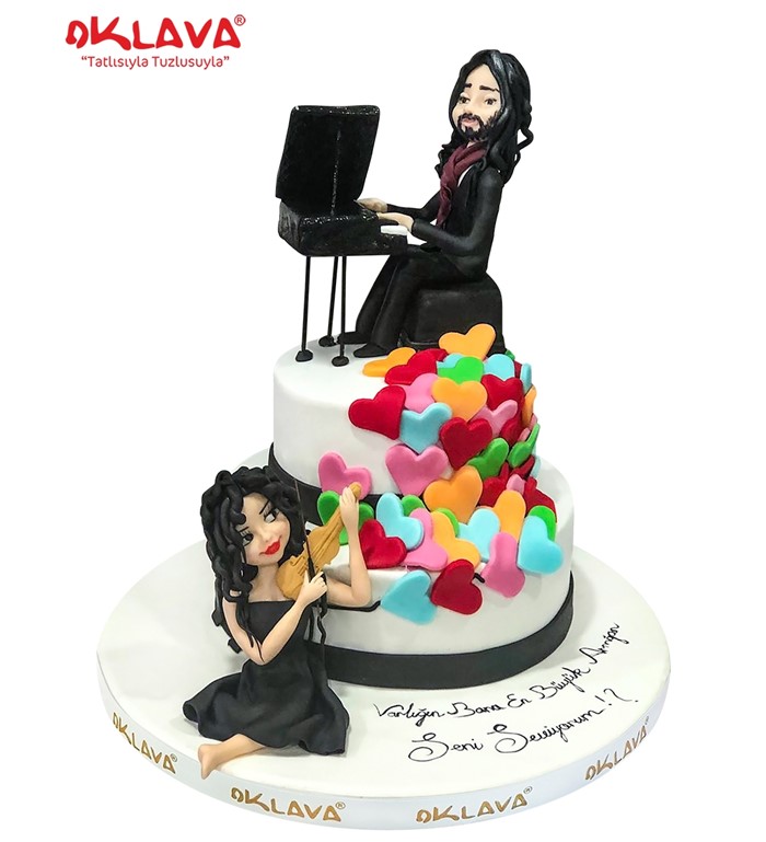 müzik pastası, müzisyen pastası, müzik aletleri