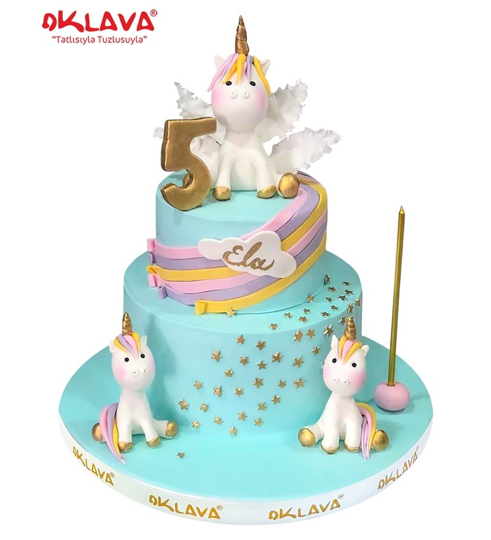 unicorn, rakamlı pasta, unicorn pastaları, doğum günü pasta