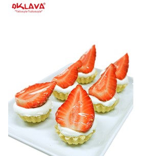 çilekli petifür, çilekli tartolet siparişi