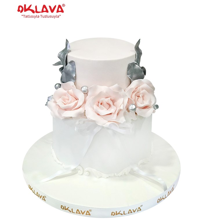 söz nişan, düğün pastası, güllü pasta, düğün pasta modelleri