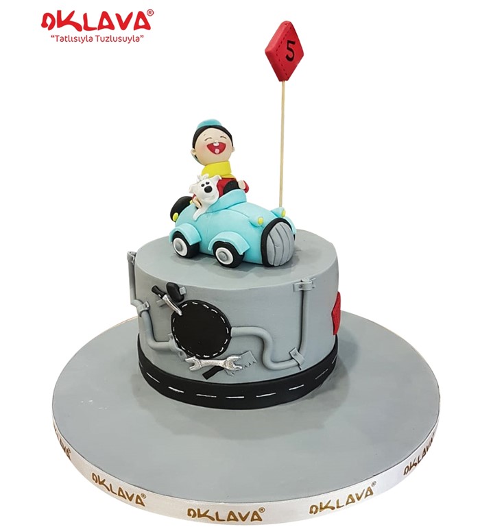 arabalı pasta, çocuk pastası, 1 yaş pastası, özel pasta