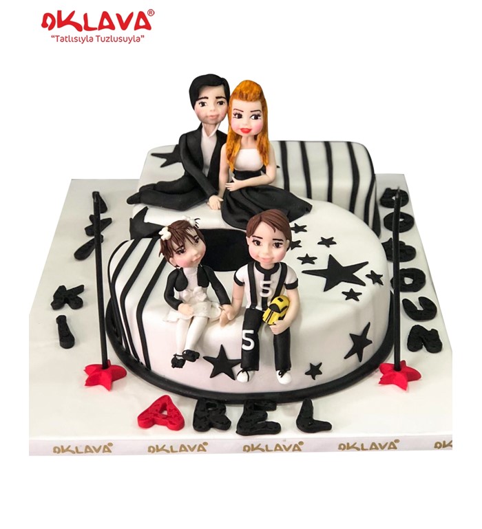 beşiktaş pasta modelleri, beşiktaşlı doğum günü pastası