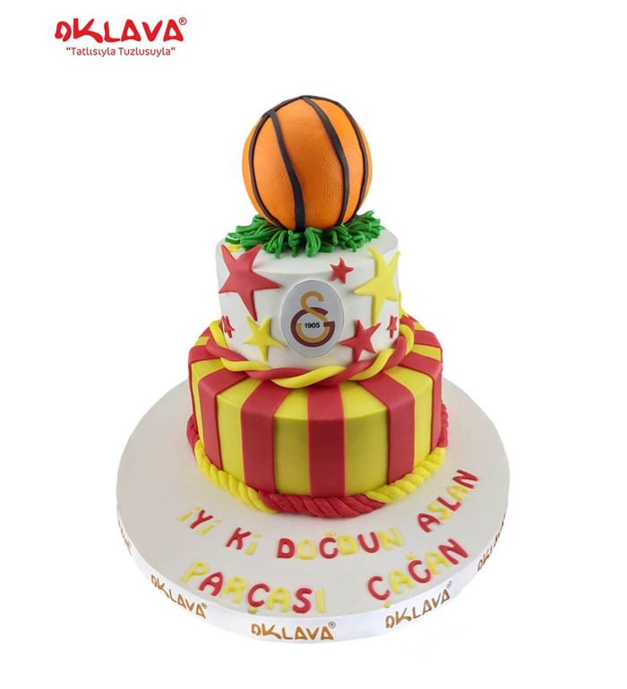galatasaray pastası, basketbol pastası, özel tasarımlı pasta