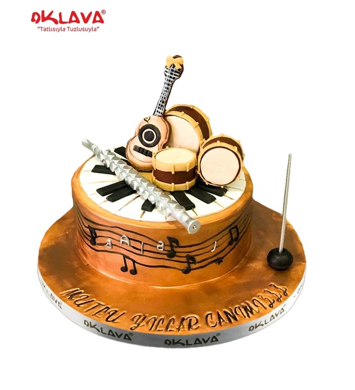müzisyen pastası, melek pastası, müzik grubu pastası