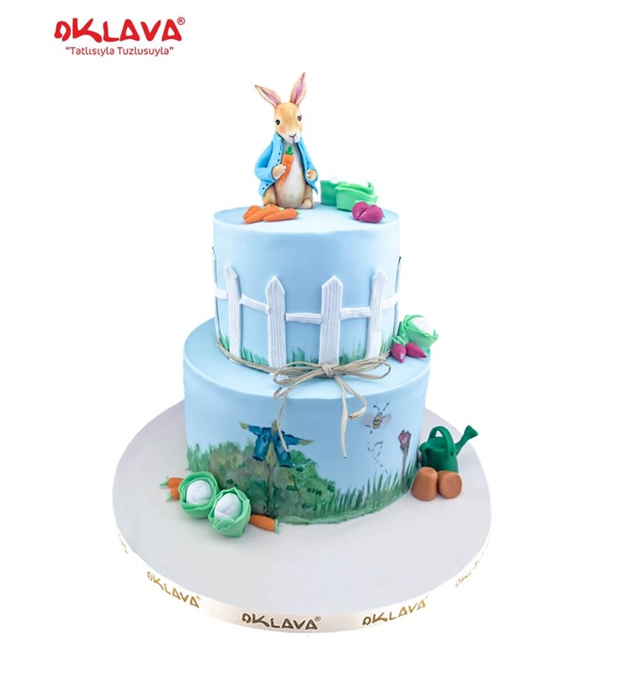 tavşan petter, çizgi film tasarımlı pastalar, özel tasarım