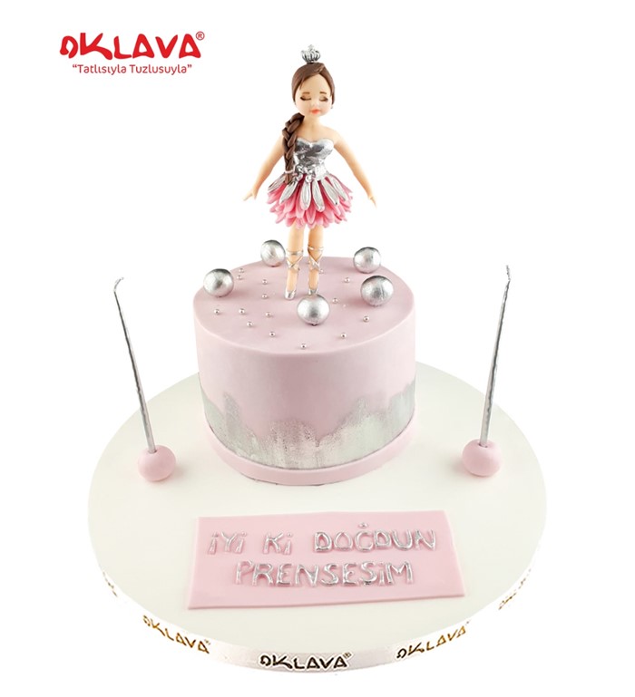 prenses pastası, balerin pastası, kız çocuk pastası