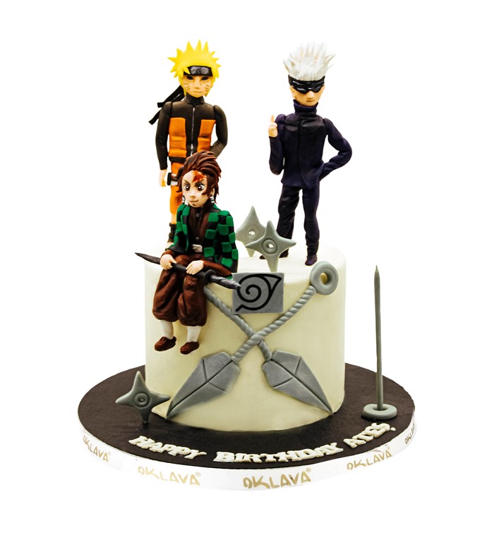 anime butik pasta, doğum günü pasta,anime