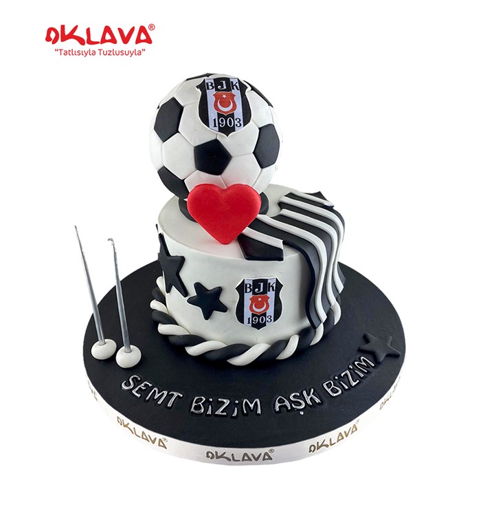 beşiktaş pastası, beşiktaş pasta modelleri, futbol pastası