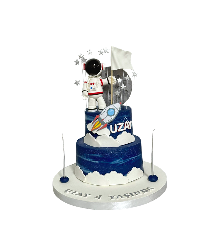 astronot doğum günü, uzay doğum günü pastası, gök cisimleri