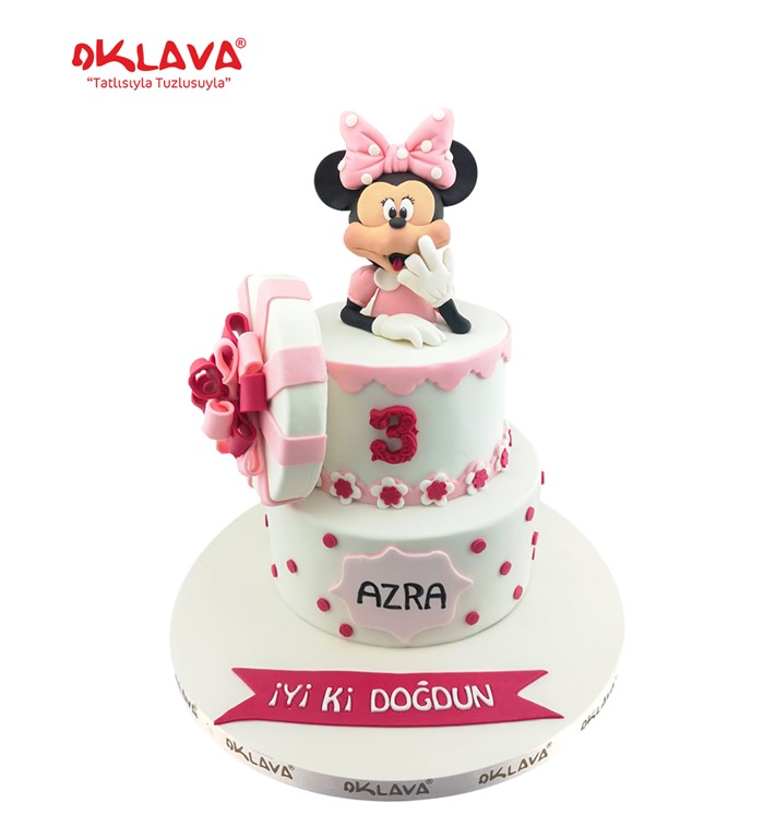 minnie mouse pastası, minnie mouse butik pasta modelleri