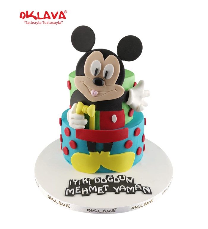 mickey mouse, butik pasta, çizgi film pastası, mickey mouse