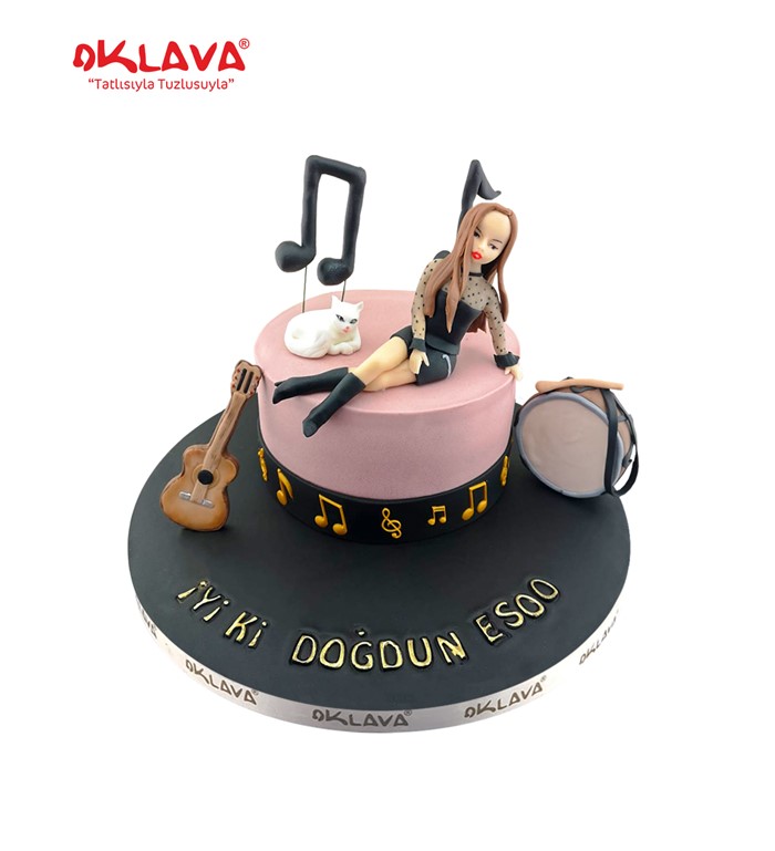 müzik pastası, müzisyen pastası, gitar pastası