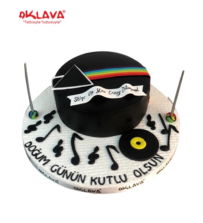 Pink floyd, pink floyd pasta, özel tasarım pasta, cake